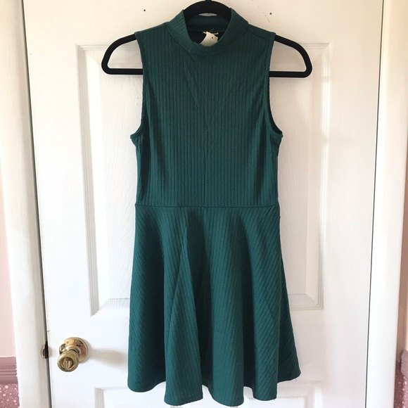 Jade Forest Green Halter Dress - Picture 1 of 2